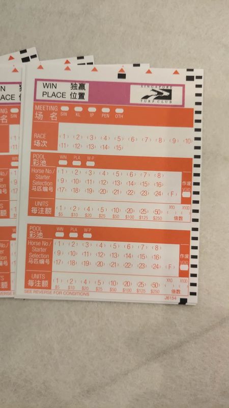 Paper Lottery Ticket Pape Horse Racing Secure Custom Event Ticket Printing